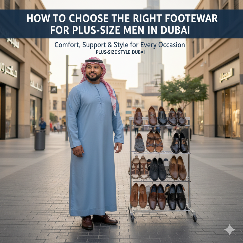How to Choose the Right Footwear for Plus-Size Men in Dubai?