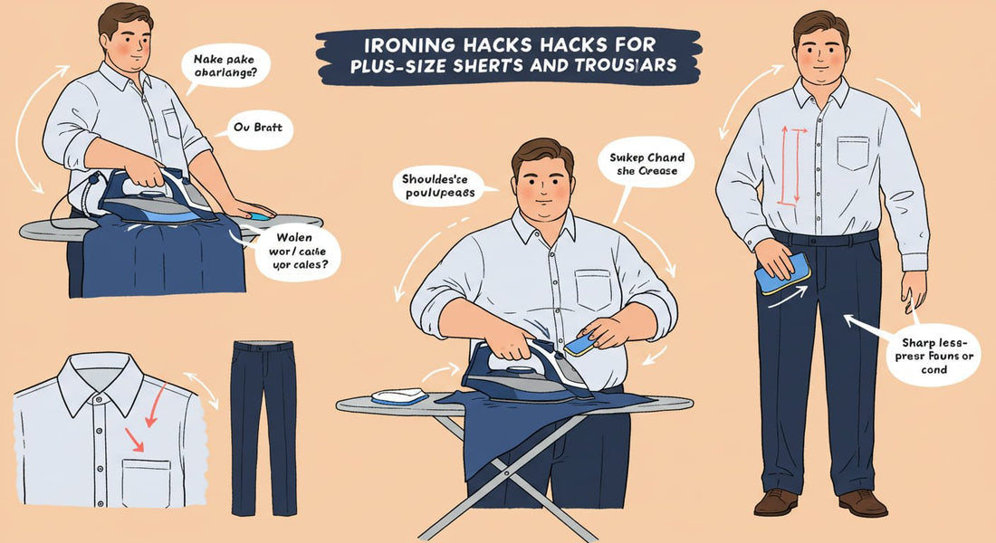 Ironing Hacks for Plus-Size Men’s Shirts and Trousers - Big Boyz Collections