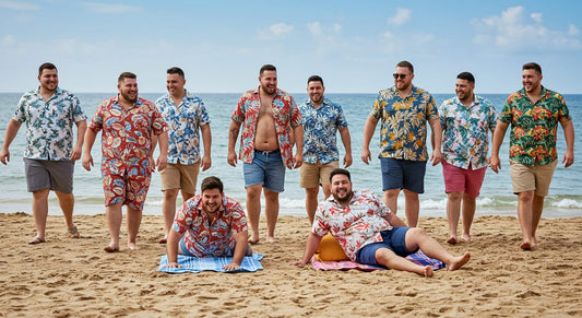 What to Wear to a Dubai Beach Club as a Plus-Size Man - Big Boyz Collections