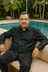 The Hot Paisley Mens's Shirt