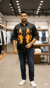 The 2Face Long Sleeve Shirt - Big Boyz Collections