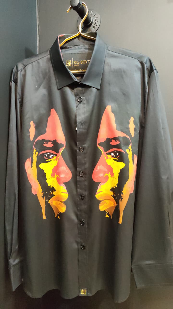 The 2Face Long Sleeve Shirt - Big Boyz Collections