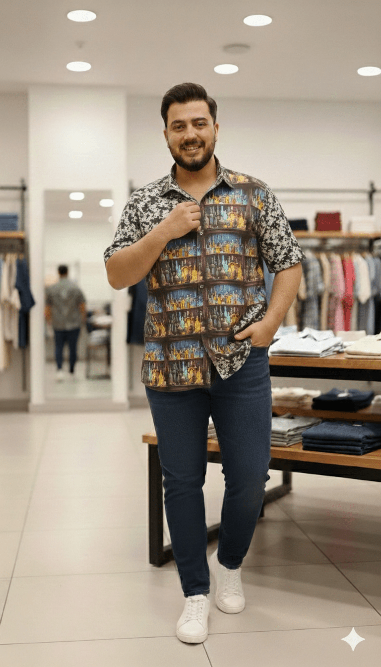 The Bar Short Sleeve Shirt - Big Boyz Collections