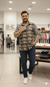 The Bar Short Sleeve Shirt - Big Boyz Collections