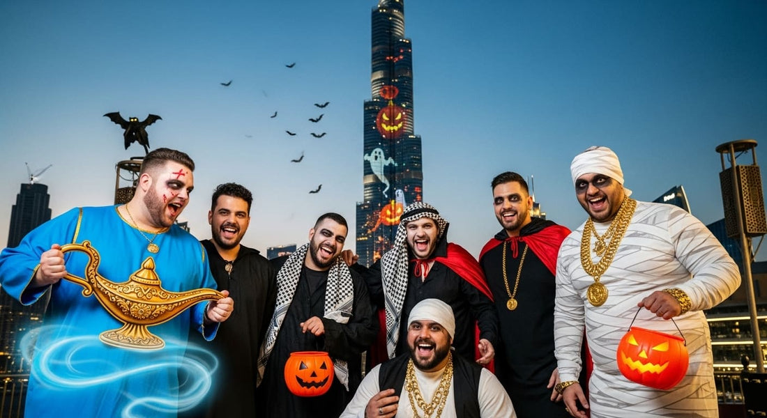 Plus Size Men in Dubai on Halloween event