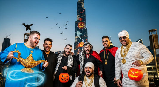 Plus Size Men in Dubai on Halloween event