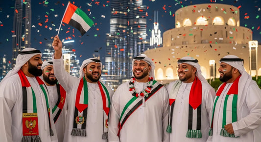 Plus Size men on UAE national day