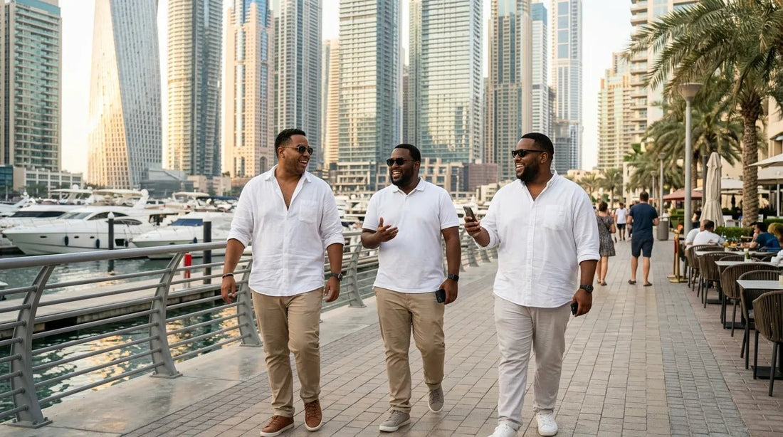 Best White Shirts For Heavy Men in Dubai - Big Boyz Collections