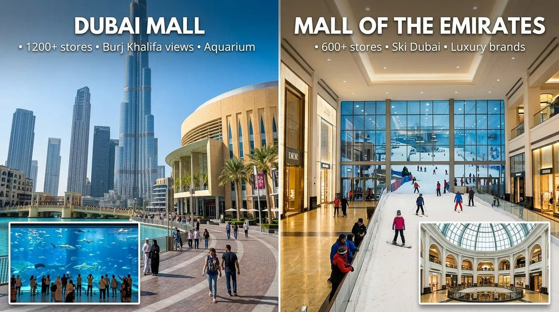Dubai Mall vs Mall of Emirates: Which One Should You Visit? - Big Boyz Collections