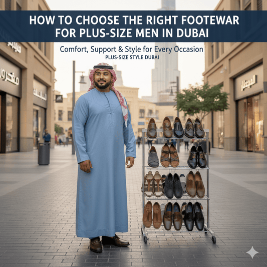 How to Choose the Right Footwear for Plus-Size Men in Dubai? - Big Boyz Collections