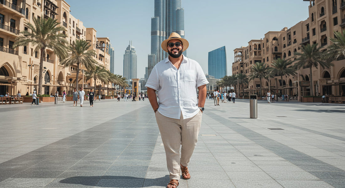 Plus Size Men in Burj Khalifa