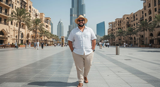 Plus Size Men in Burj Khalifa