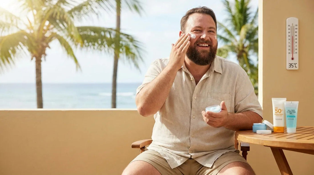 Skincare Tips For Plus Size Men in Hot Climate - Big Boyz Collections
