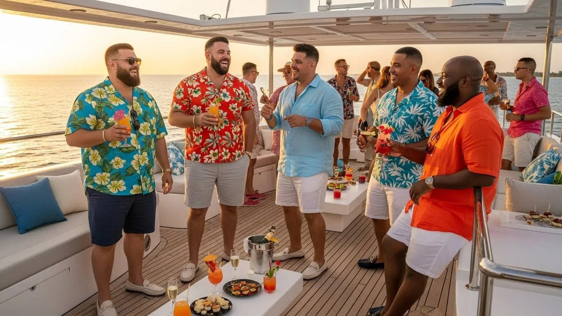 What Plus-Size Men Should Wear For Dubai Yacht Parties? - Big Boyz Collections