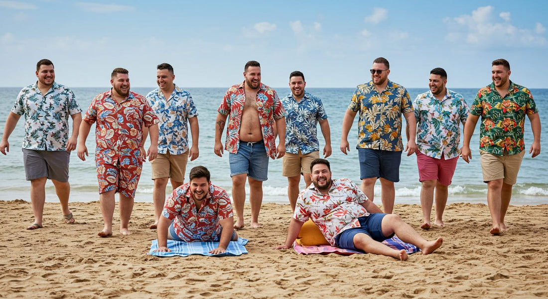 What to Wear to a Dubai Beach Club as a Plus-Size Man - Big Boyz Collections