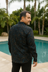 The Hot Paisley Mens's Shirt