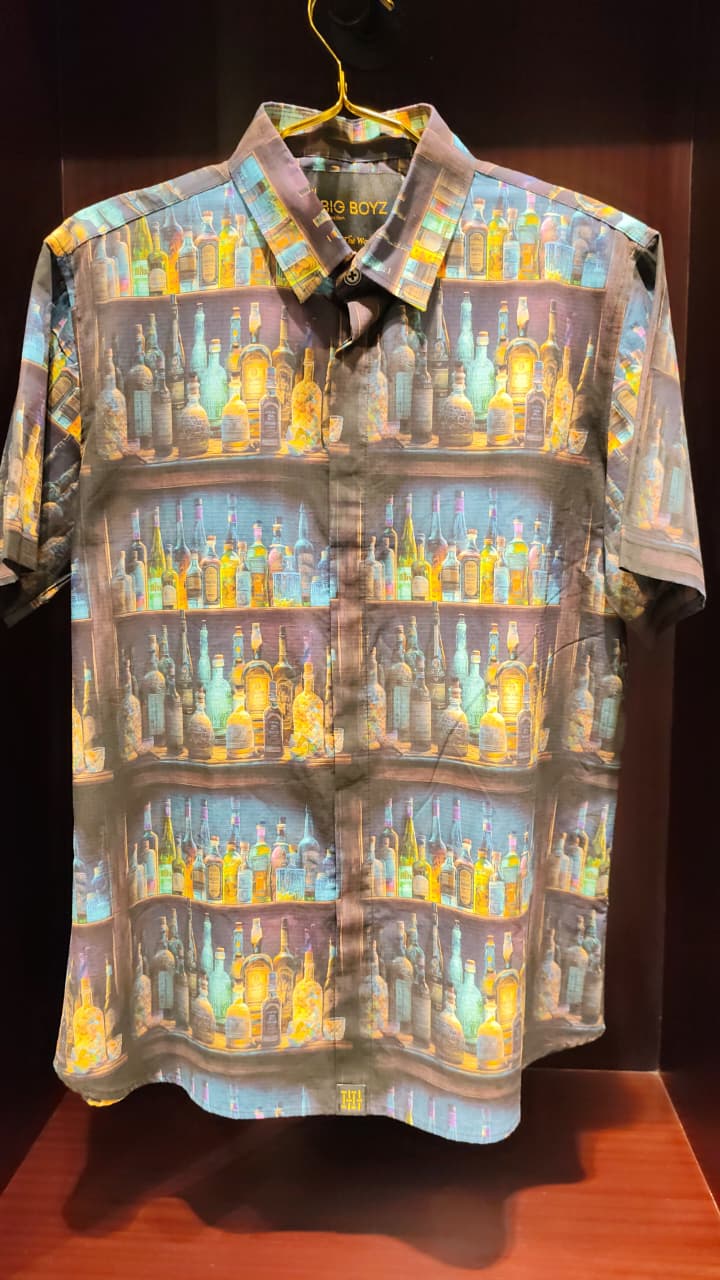 The Bar Short Sleeve Shirt - Big Boyz Collections