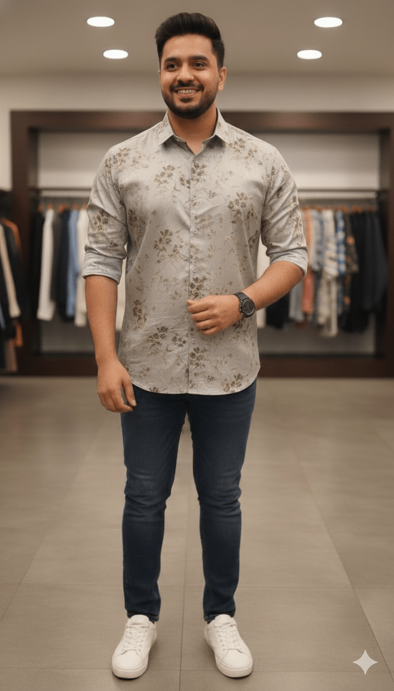 The Elegant Night Shirt - Big Boyz Collections