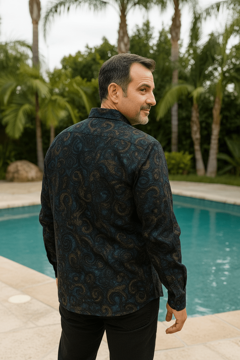 The Hot Paisley Mens's Shirt - Big Boyz Collections