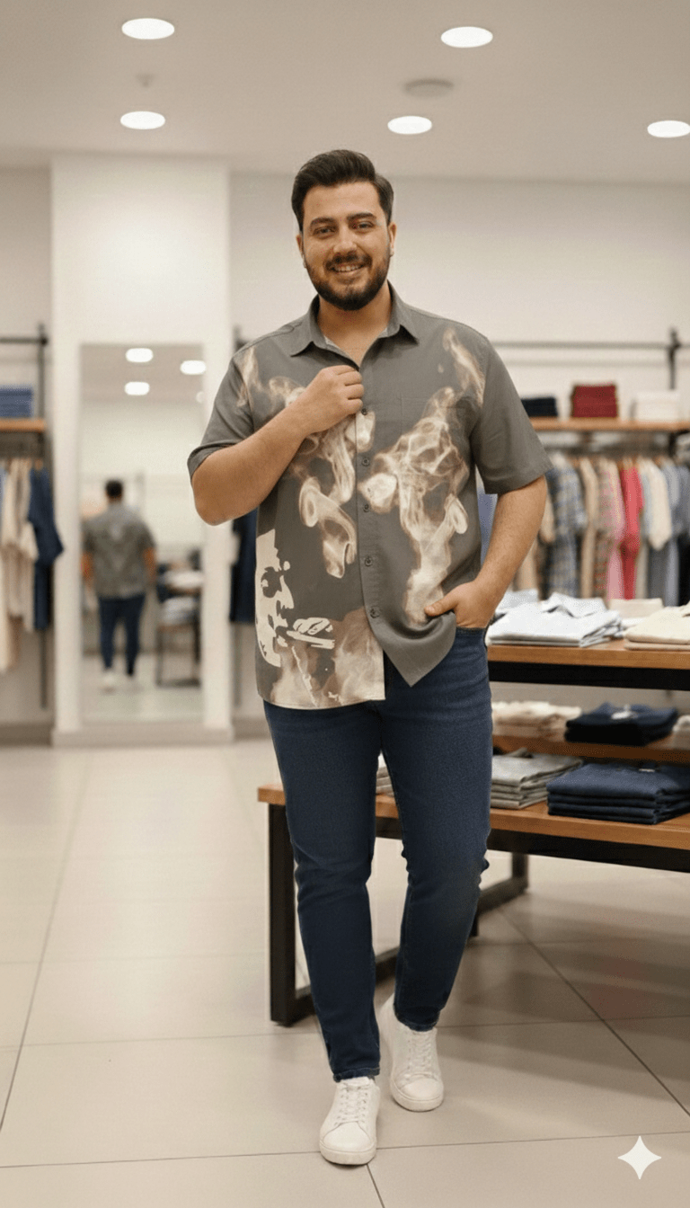 The Smoke Short Sleeve Shirt - Big Boyz Collections